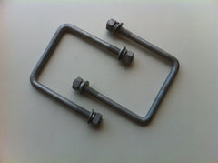 Galvanised U Bolts to suit 100mm x 100mm (Pair)