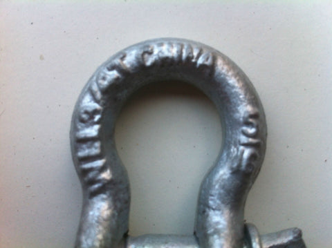 Bow Shackle - 0.75 Ton - Galvanised