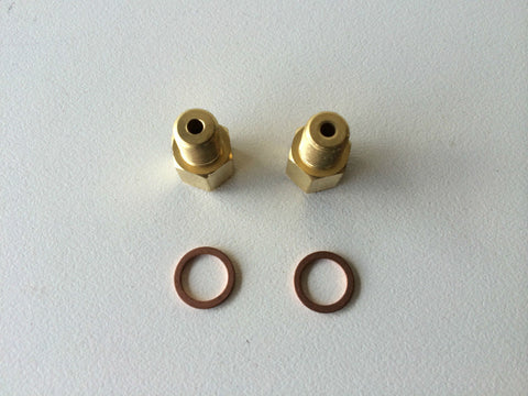 Trailer Hydraulic Caliper/Master Cylinder Adapter with Copper Washers