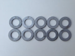 Washers to suit 20mm Boat Trailer Roller Spindles - Galvanised x 10