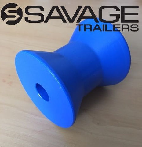3" Blue Hard Poly Boat Trailer Roller