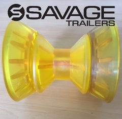 3" Poly Bow Roller with End Protectors to suit Fibreglass Boats