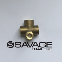 Trailer Hydraulic 3 Way Block (Tee Piece)