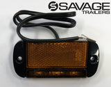 LED Autolamps Trailer Side Clearance Light with Reflector - Amber