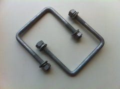 Galvanised U Bolts to suit 100mm x 75mm (Pair)