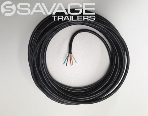 5 Core Trailer Wire - Tinned Wire - 10 Metres