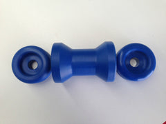 4" Hard Poly Bow Roller with End Protectors