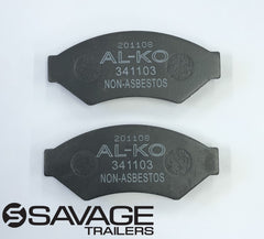 AL-KO Hydraulic Caliper Brake Pad Kit - Suits 1 Caliper