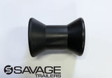 4" Bow Roller with End Protector Caps to suit Fibreglass Boats x 5