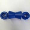 4" Hard Poly V Bow Roller with End Protector Caps