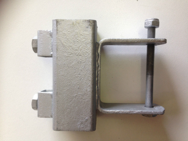 Galvanised Heavy Duty Slide Bracket to suit 75x50mm Crossmember & 40x40mm Uprights - Image 5