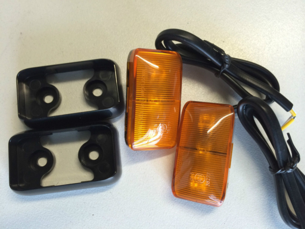 LED Autolamps Trailer Side Marker Lights - Amber (Pair) - Image 4