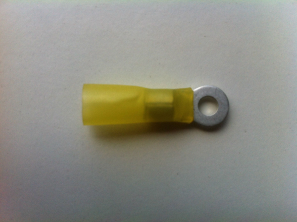 Waterproof Ring Terminals - 4.0mm Yellow x 5 - Image 4