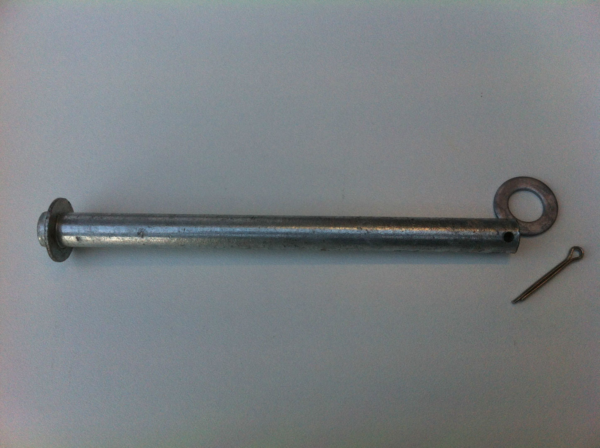 8" Galvanised Boat Trailer Roller Pin 16mm to suit 8" Rollers