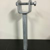Galvanised 54mm Straight Wood Yoke with 12' Stem (19mm) Upright