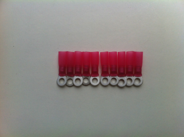 Waterproof Ring Terminals - Red x 10 - Image 3