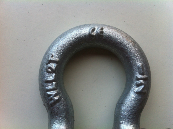 Bow Shackle - 2.0 Ton - Galvanised - Image 3