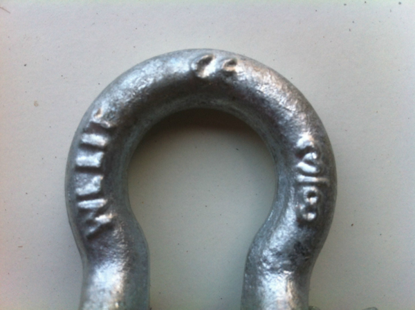 Bow Shackle - 1.0 Ton - Galvanised - Image 3