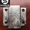 Galvanised Top Hat Bracket for 40x40mm Uprights - Suits 50mm Crossmembers