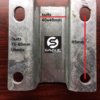 Galvanised Top Hat Bracket for 40x40mm Uprights - Suits 70/75mm Crossmembers - Image 3