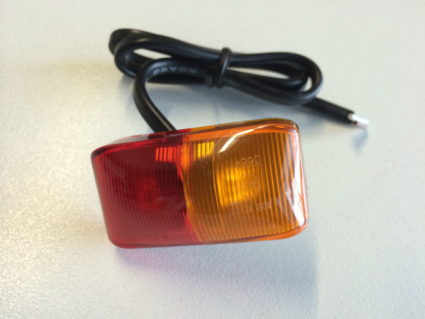 LED Autolamps Trailer Side Marker Lights - Amber/Red (Pair) - Image 3