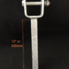 Galvanised 45mm Narrow Wood Yoke with 12" Stem (19mm) Upright - Image 2
