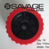 4" Boat Trailer Wobble Roller 110x75mm x 10 Rollers - Various Colours - Image 3