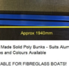 Bent Boat Trailer Solid Skid - 2.0m - BLACK - Image 5