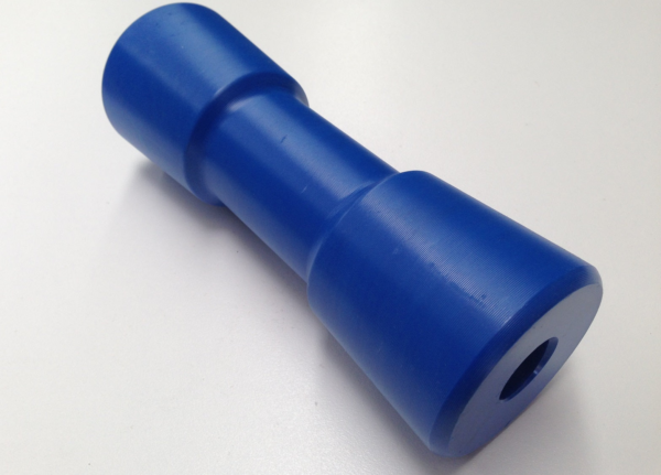 8" Hard Poly Keel Roller to suit 20mm Pin - Dogbone - Image 3