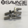 Brake Cable Clamps Stainless Steel to suit 6mm (Large) - Pair - Image 3