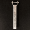 Galvanised 54mm Straight Wood Yoke with 12" Stem (40mm) Upright