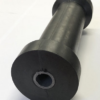 8" Rubber Cotton Reel Keel Roller to suit 16mm Pin - Rubber - Image 3
