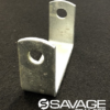 4" Galvanised Flat Roller Bracket - Suits 16mm Pin - Image 4