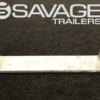 6" Galvanised Flat Roller Bracket to suit 16mm Pin - Image 2