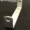8" Galvanised Flat Roller Bracket to suit 16mm pin - Image 3