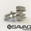 Brake Cable Clamps Stainless Steel to suit 4mm (Small) - Pair - Image 3