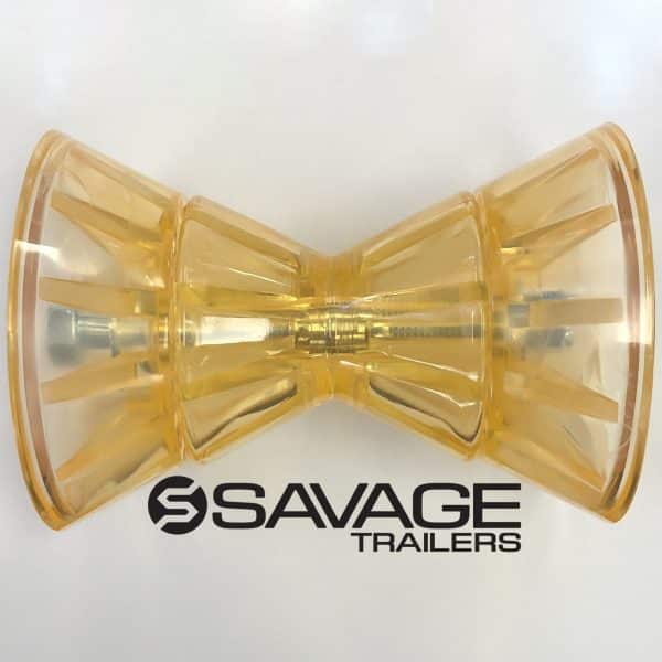 Ultimate 4" Polyurethane Bow Roller with End Caps (Bolt Included)