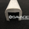 1.0m Sea Channel/Bumper Poly for Boat Trailers - 52x52mm - BLACK - Image 3