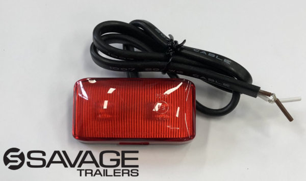 LED Autolamps Trailer Side Marker Lights - Red (Pair) - Image 4