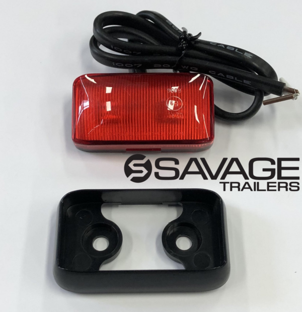 LED Autolamps Trailer Side Marker Lights - Red (Pair) - Image 3