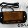LED Autolamps Trailer Side Clearance Light with Reflector - Amber - Image 3