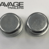 Trailer Hub Dust Caps/Grease Caps to suit 50.2mm - Zinc (Pair)