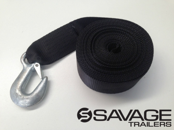 AL-KO Replacement 6.0m Winch Strap with Snap Hook - Image 3