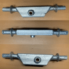 Galvanised Boat Trailer Double Wobble Roller Arm Short